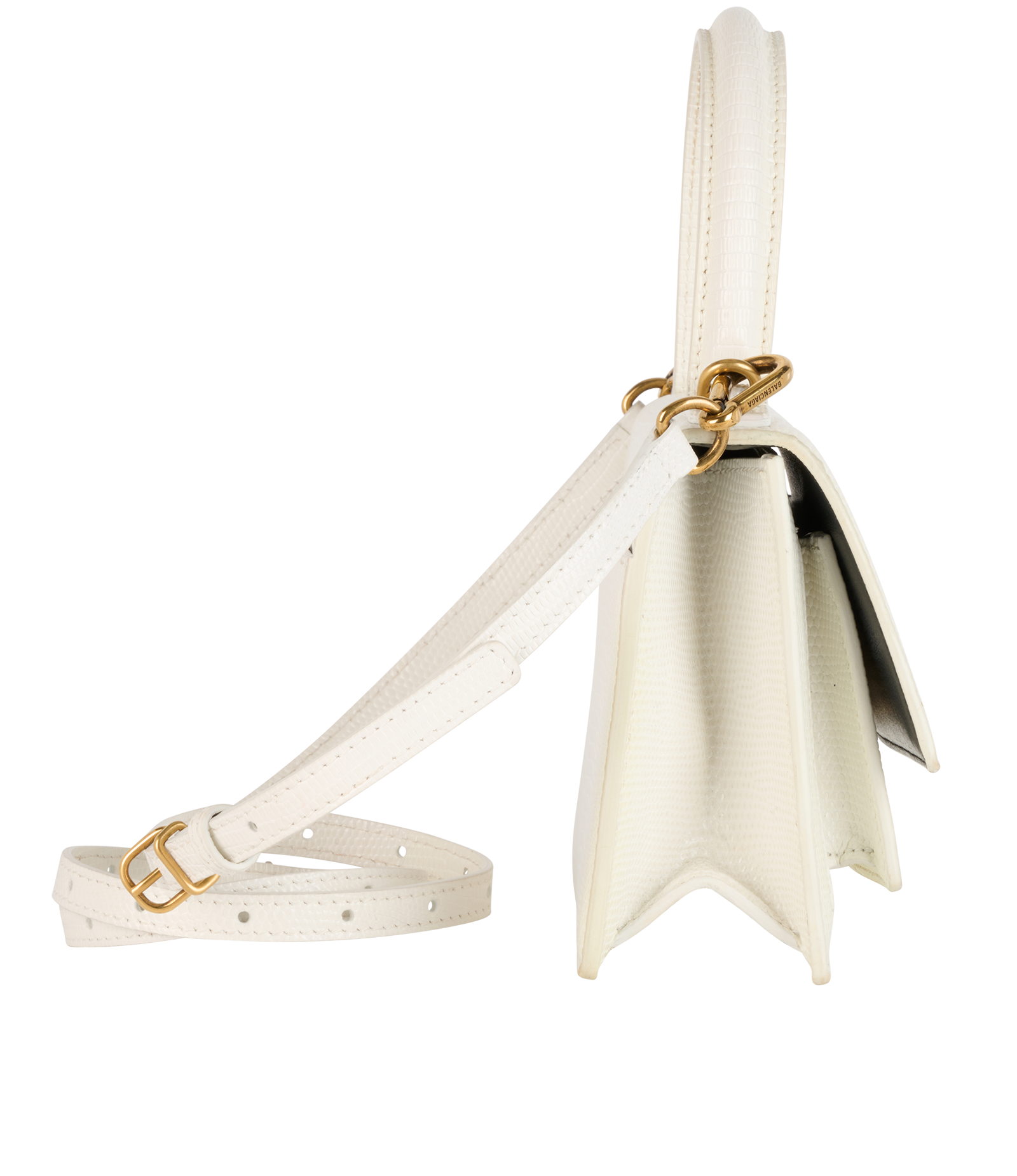 Sharp XS, &pound;350, Handbags, White, Leather, Side view